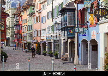 Augustinergasse - Zürich Stockfoto