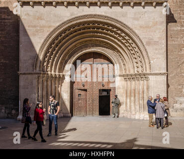 Heiliges Marys Kathedrale, Valencia, Spanien, Europa Stockfoto