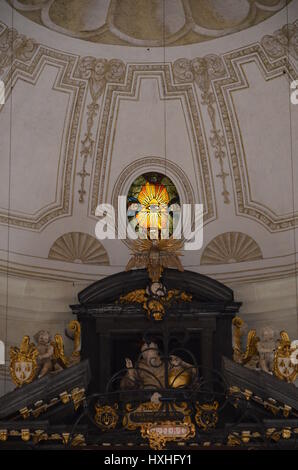 Kirche von St. Leodegar (Hofkirche) in Luzern Stockfoto