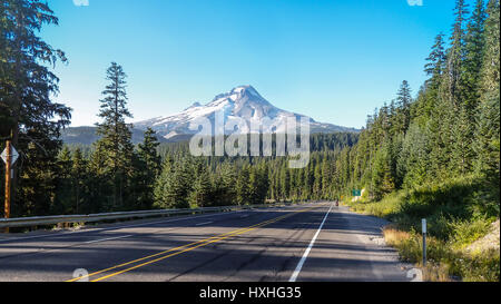 Mount Hood, Oregon.  Eines der viele tolle Fotos im pazifischen Nordwesten. Stockfoto