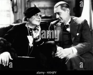 MARIE DRESSLER, John Barrymore, ABENDESSEN IN ACHT, 1933 Stockfoto