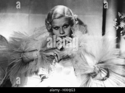 JEAN HARLOW DINNER UM ACHT (1933) Stockfoto