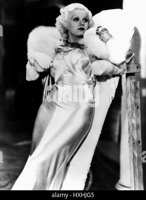 JEAN HARLOW DINNER UM ACHT (1933) Stockfoto