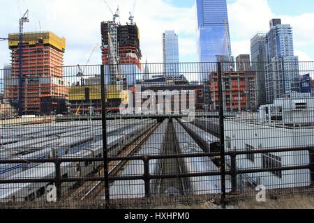 Spektakuläre High Line in New York Stockfoto