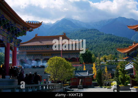 Chong Sheng Tempel Zhonghe Stockfoto