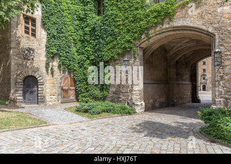 Alte Holztür Stockfoto