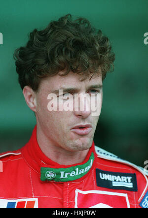 EDDIE IRVINE JORDAN-PEUGEOT 9. März 1995 Stockfoto