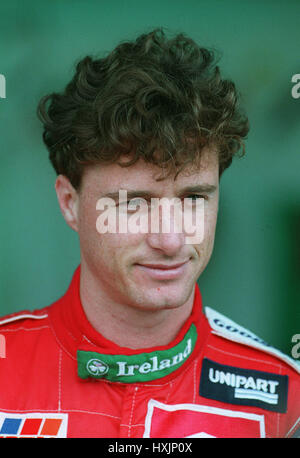 EDDIE IRVINE JORDAN-PEUGEOT 9. März 1995 Stockfoto