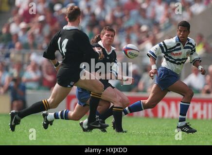 Aktion zwischen Bad & Wespen PILKINGTON CUP FINAL 22 Mai 1995 Stockfoto