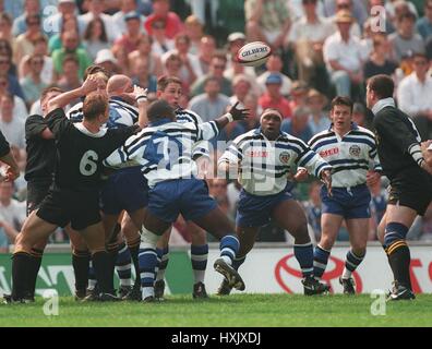 Aktion zwischen Bad & Wespen PILKINGTON CUP FINAL 22 Mai 1995 Stockfoto