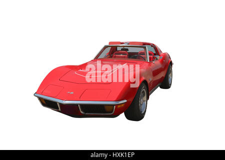 Auto-1982 Chevrolet Corvette Stingray LT-1. Rot. Stockfoto