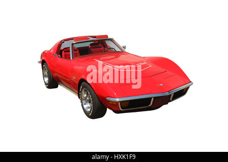 Auto-1982 Chevrolet Corvette Stingray LT-1. Rot. Stockfoto