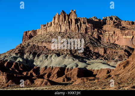 Mumie Klippen im Capitol Reef Nationalpark Stockfoto