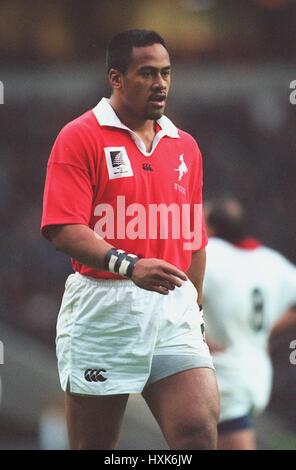 JONAH LOMU Neuseeland RU 3. Dezember 1996 Stockfoto