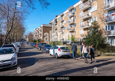 Wohngebäude in Rotherhithe, London England Vereinigtes Königreich UK Stockfoto