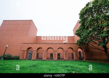 Universität von Oregon Jordan Schnitzer Kunstmuseum Außenseite des Gebäudes auf dem Campus der Eugene. Stockfoto