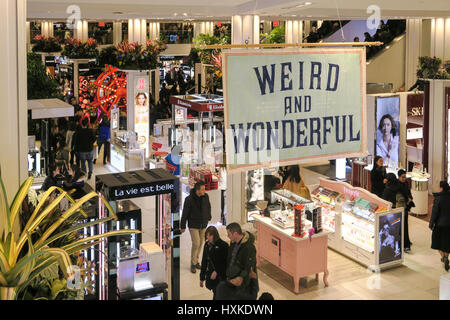 Macys Karneval unter dem Motto Flower Show am Herald Square, NYC, USA Stockfoto