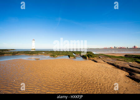 Fort Perch Rock in New Brighton auf der Halbinsel Wirral Stockfoto