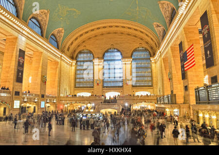 Die Haupthalle des Grand Central Terminal in New York City. Stockfoto