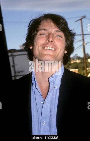 Foto des Schauspielers Christopher Reeve.  Los Angeles, Kalifornien.  1983. © Nancy Barr / MediaPunch Stockfoto