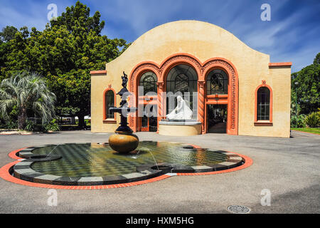 Mitten im grünen von Melbourne. Stockfoto