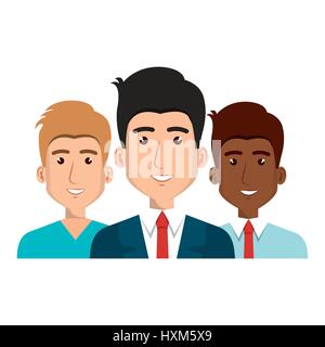 Geschäftsleute Avatare Zeichen Symbol Stock Vektor