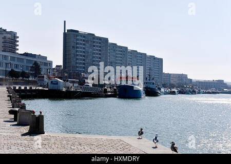 Hafen von Boulogne Sur Mer, Frankreich Stockfoto