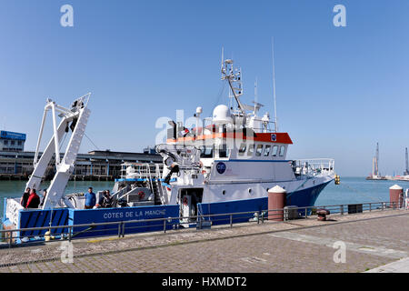 Hafen von Boulogne Sur Mer, Frankreich Stockfoto