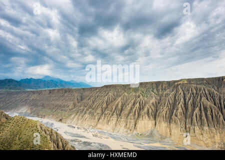 Kujtunskaja Grand Canyon, Sinkiang, China Stockfoto