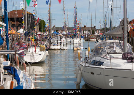 Rye Maritime Festival, River Brede, Strand Quay, Rye, East Sussex, uk Stockfoto