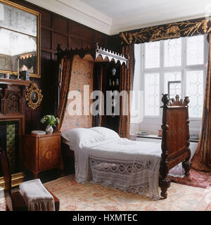 Viktorianischen Stil Schlafzimmer. Stockfoto