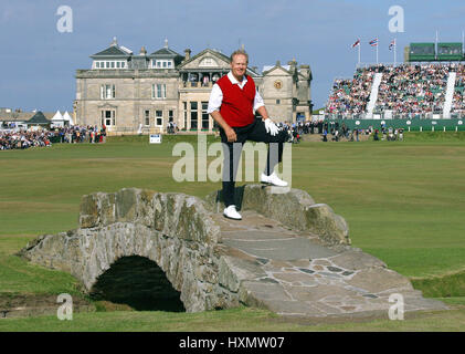 JACK NICKLAUS SAGT GOODBYE OPEN ST. ANDREWS 17. Juli 2005 Stockfoto