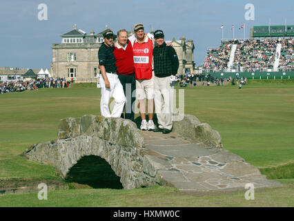 JACK NICKLAUS SAGT GOODBYE OPEN ST. ANDREWS 17. Juli 2005 Stockfoto