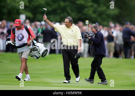 ANGEL CABRERA BMW CHAMPIONSHIP Gewinner 2005 WENTWORTH GOLF CLUB VIRGINIA Wasser ENGLAND 29 Mai 2005 Stockfoto