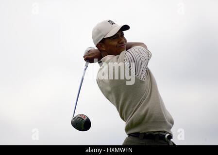 TIGER WOODS & STEVE WILLIAMS USA ROYAL TROON 2004 Schottland 16. Juli 2004 Stockfoto