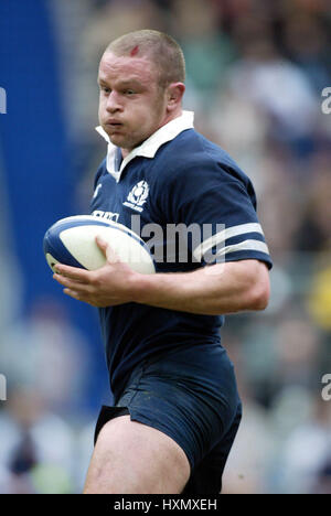 MARTIN STRANZL. Schottland & GLASGOW RUGBY STADE Frankreich PARIS 23. Februar 2003 Stockfoto