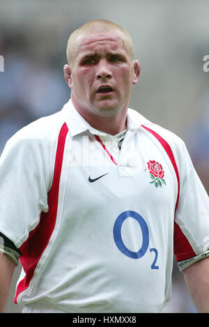 PHIL VICKERY ENGLAND & GLOUCESTER RU TWICKENHAM LONDON 25. Mai 2003 Stockfoto