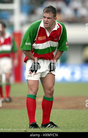 GARETH WILLIAMS. WALES RU MANCHESTER ENGLAND 4. August 2002 Stockfoto