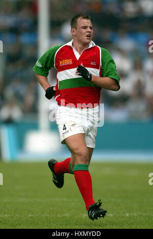 GARETH WILLIAMS. WALES RU MANCHESTER ENGLAND 4. August 2002 Stockfoto