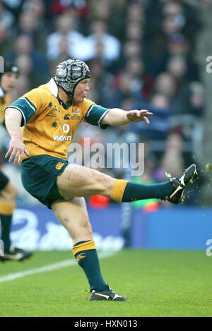 ELTON FLATLEY Australien RU TWICKENHAM LONDON ENGLAND 16. November 2002 Stockfoto