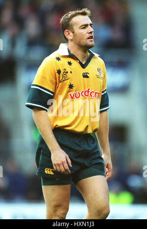 CHRIS LATHAM Australien RU LONDON TWICKENHAM LONDON 14. November 2001 Stockfoto