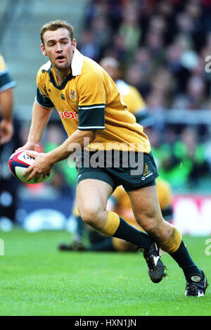 CHRIS LATHAM Australien RU LONDON TWICKENHAM LONDON 14. November 2001 Stockfoto