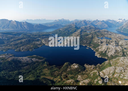 Berge rund um Bodø Stockfoto