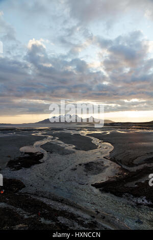 Sehen Sie sich auf Landegode von Skau, in der Nähe von Bodø, Norwegen Stockfoto