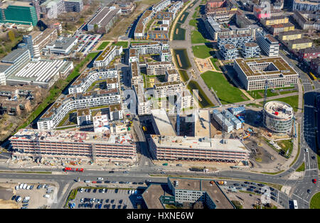 Funke Medien Campus Essen, Berliner Platz, ECE Limbecker Platz, FUNKE MEDIENGRUPPE, grüne Mitte Essen, Essen, Ruhrgebiet, North Rhine-Westphalia, Keim Stockfoto