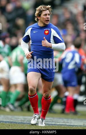 CEDRIC HEYMANS Frankreich & TOULOUSE RU STADE Frankreich PARIS 11. Februar 2006 Stockfoto