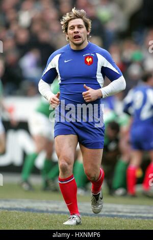 CEDRIC HEYMANS Frankreich & TOULOUSE RU STADE Frankreich PARIS 11. Februar 2006 Stockfoto