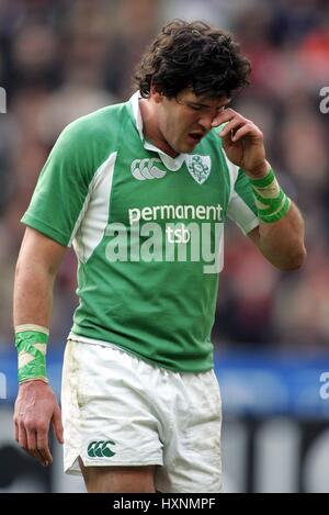 SHANE HORGAN Irland & LEINSTER RU STADE Frankreich PARIS 11. Februar 2006 Stockfoto