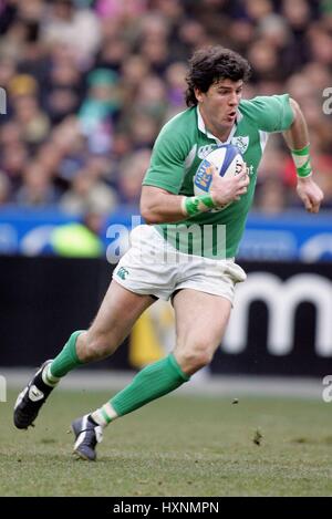 SHANE HORGAN Irland & LEINSTER RU STADE Frankreich PARIS 11. Februar 2006 Stockfoto