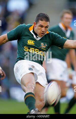 ANDRE PRETORIUS Südafrika RU TWICKENHAM MIDDLESEX ENGLAND 25. November 2006 Stockfoto